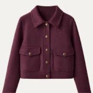 OGL CashSoft Point Collar Cargo Crop Jacket